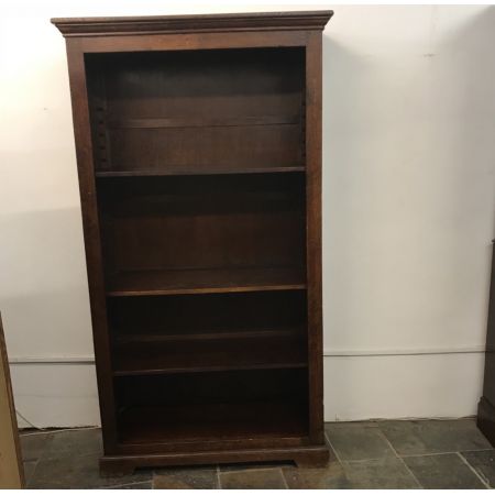 Bezauberndes Antikes englisches Eichen Bücherregal 1920