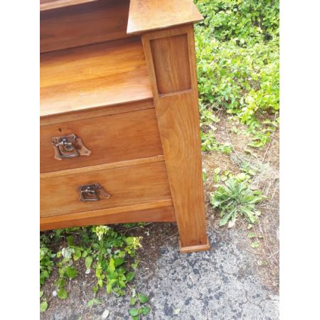 Erstklassige Antike Englische Arts & Crafts Kommode Frisiertisch ca. 1900