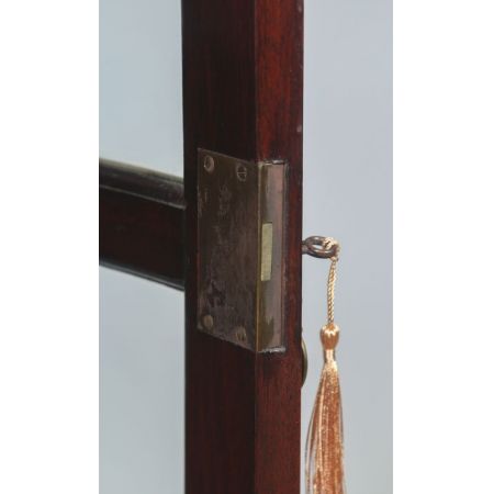 Antike original edwardianische Mahagoni Vitrine englisch ca 1900