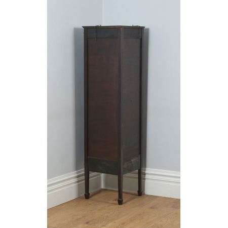 Antike original edwardianische Mahagoni Vitrine englisch ca 1900