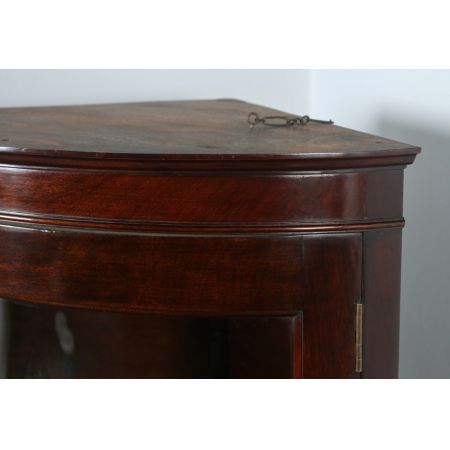 Antike original edwardianische Mahagoni Vitrine englisch ca 1900