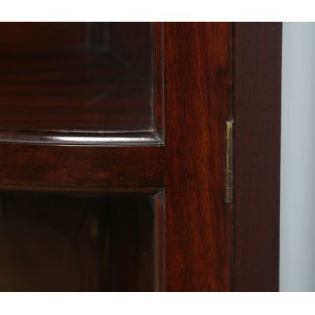 Antike original edwardianische Mahagoni Vitrine englisch ca 1900