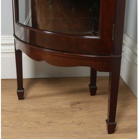 Antike original edwardianische Mahagoni Vitrine englisch ca 1900