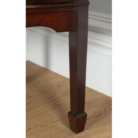 Antike original edwardianische Mahagoni Vitrine englisch ca 1900