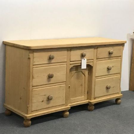 Viktorianisches original antikes Kiefern Sideboard englisch 1850