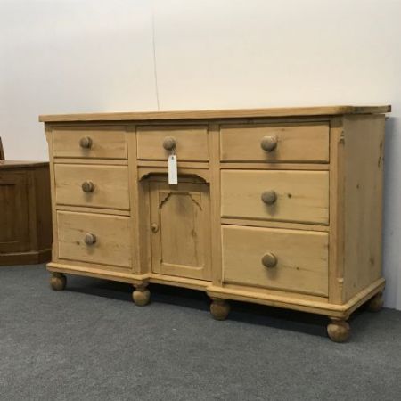 Viktorianisches original antikes Kiefern Sideboard englisch 1850