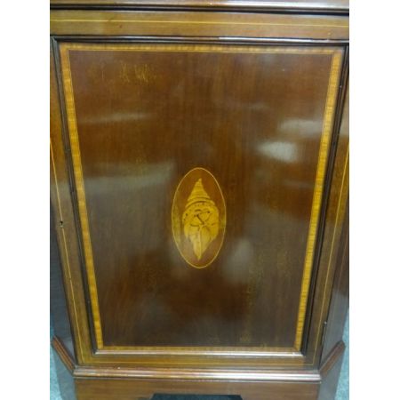 Fantastischer antiker Mahagoni Eckschrank englisch ca 1900