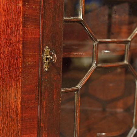 Georgianische original antike Eichen Vitrine England ca 1800