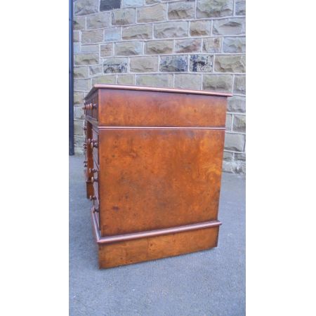 Edwardianischer Antiker Nussbaum Schreibtisch englisch ca 1890