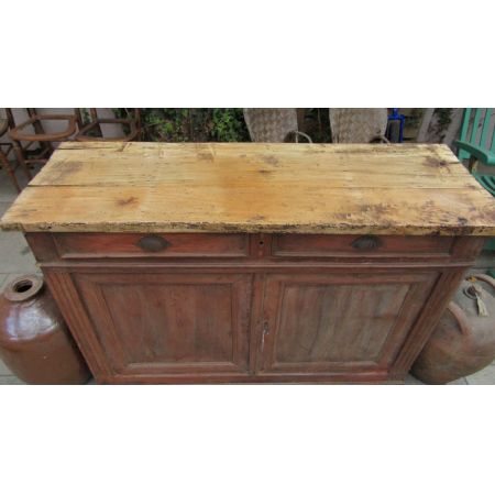 Wunderbares französisches Landhaus Sideboard Massivholz antik ca 1850