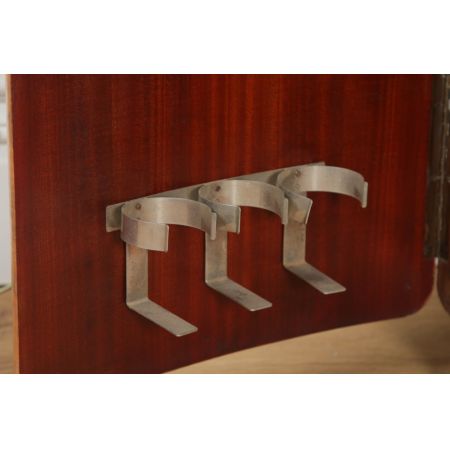 Stilvoller antiker Art Deco Nussbaum Cocktailschrank englisch ca 1930