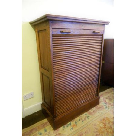 Großer original antiker Eichen Aktenschrank englisch 1920