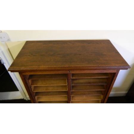 Großer original antiker Eichen Aktenschrank englisch 1920