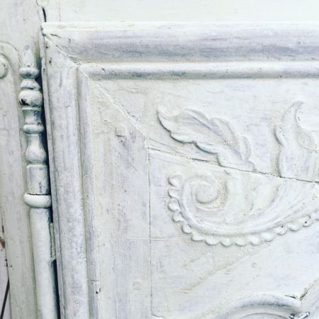 Wunderschönes französisches Sideboard Eiche antik lackiert 1850