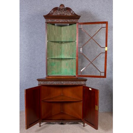 Zeitloser Antiker Mahagoni Bücherschrank englisch 1900