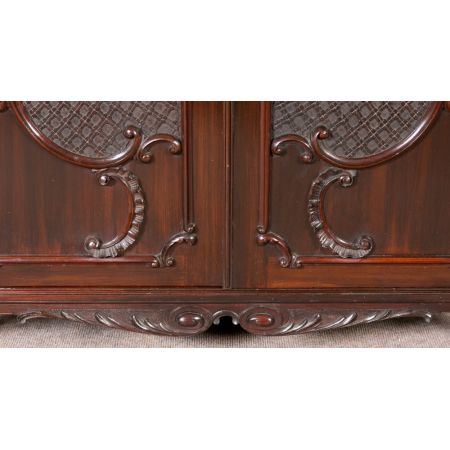 Zeitloser Antiker Mahagoni Bücherschrank englisch 1900