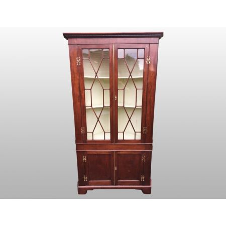 Erstklassige englische antike Mahagoni Vitrine ca 1800