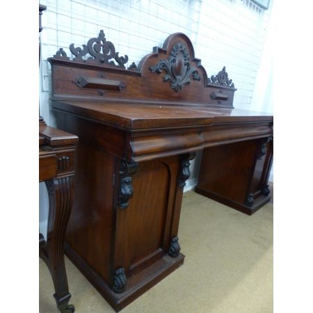 Original antikes viktorianisches Mahagoni Sideboard britisch ca 1840