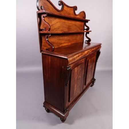 Schönes antikes viktorianisches Mahagoni Sideboard englisch ca 1860