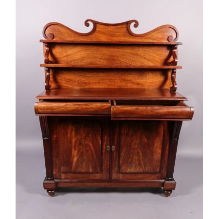 Schönes antikes viktorianisches Mahagoni Sideboard englisch ca 1860