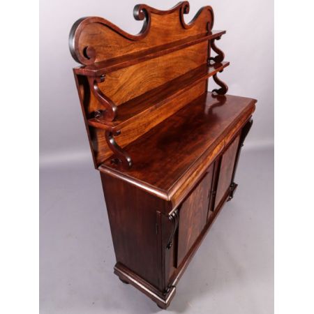 Schönes antikes viktorianisches Mahagoni Sideboard englisch ca 1860