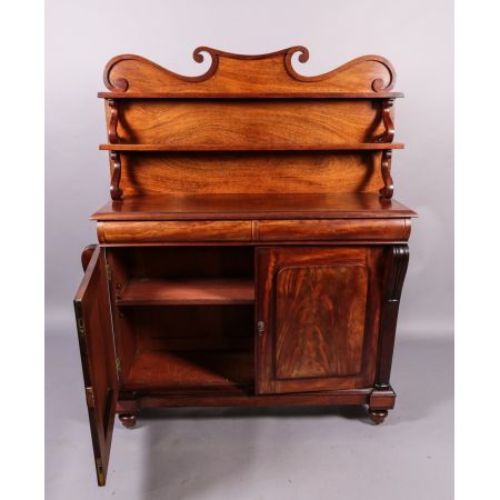 Schönes antikes viktorianisches Mahagoni Sideboard englisch ca 1860