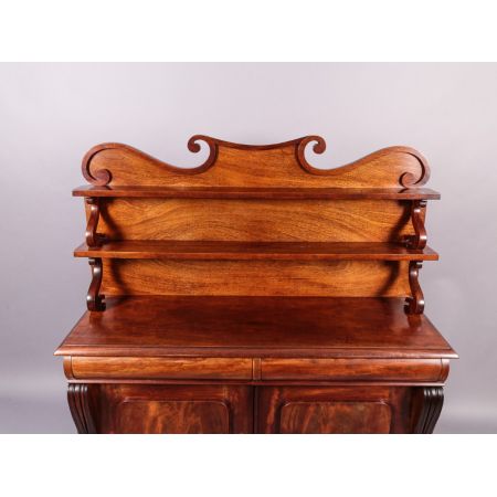 Schönes antikes viktorianisches Mahagoni Sideboard englisch ca 1860