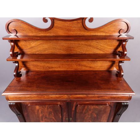 Schönes antikes viktorianisches Mahagoni Sideboard englisch ca 1860