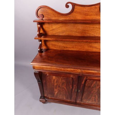 Schönes antikes viktorianisches Mahagoni Sideboard englisch ca 1860