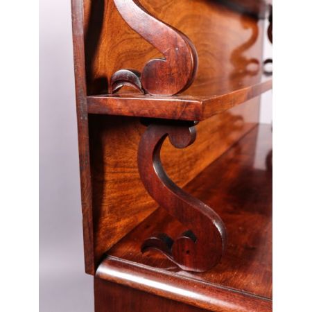 Schönes antikes viktorianisches Mahagoni Sideboard englisch ca 1860