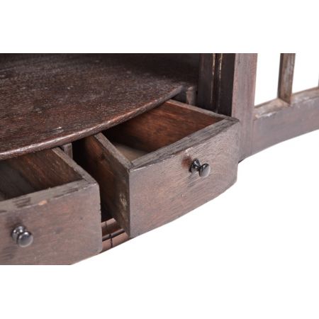 Original englische georgianische Nussbaum Vitrine antik George III ca 1770