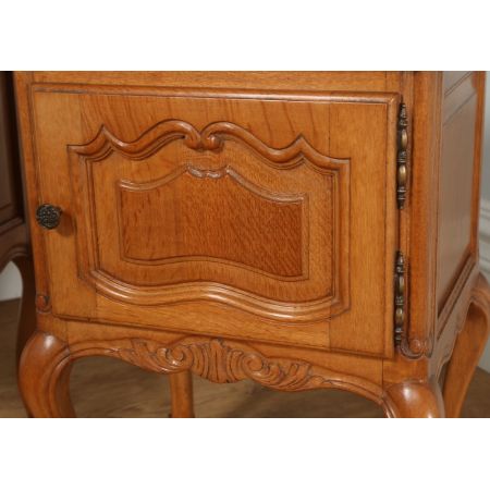 Herrliche Eichen antike Nachtschränke Louis XVI Stil Frankreich ca 1920