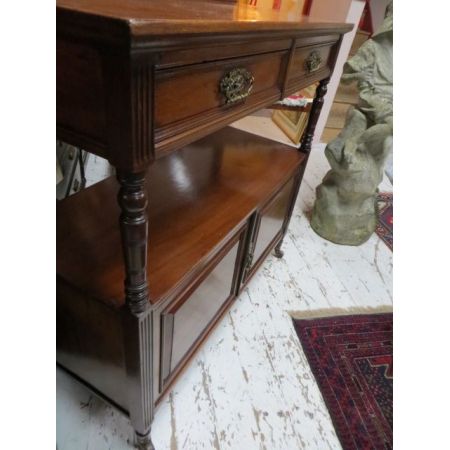 Original edwardianisches englisches Mahagoni Sideboard Maple & co antik 1890