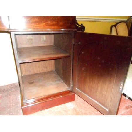 Englischer viktorianischer Mahagoni Schreibtisch antik ca 1850