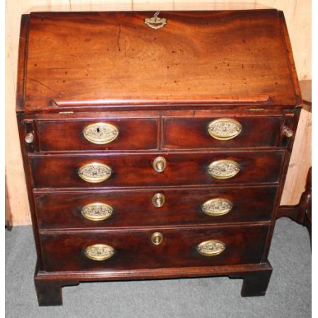 Kleiner original georgianischer antiker Mahagoni Sekretär England ca 1770