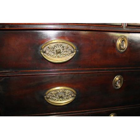 Kleiner original georgianischer antiker Mahagoni Sekretär England ca 1770