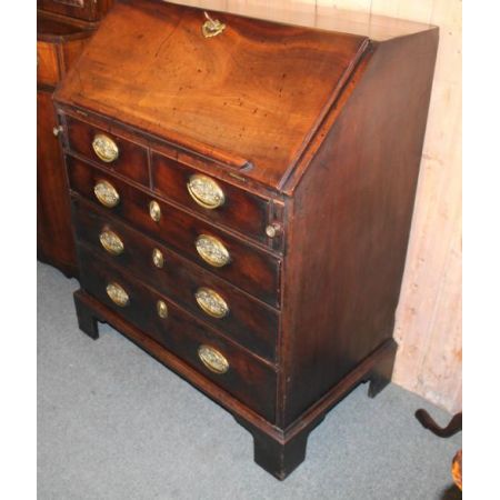 Kleiner original georgianischer antiker Mahagoni Sekretär England ca 1770