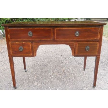 Edwardianischer Mahagoni Damen Schreibtisch original antik ca 1900