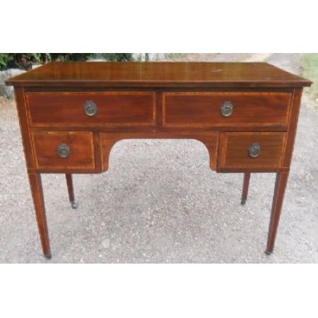 Edwardianischer Mahagoni Damen Schreibtisch original antik ca 1900