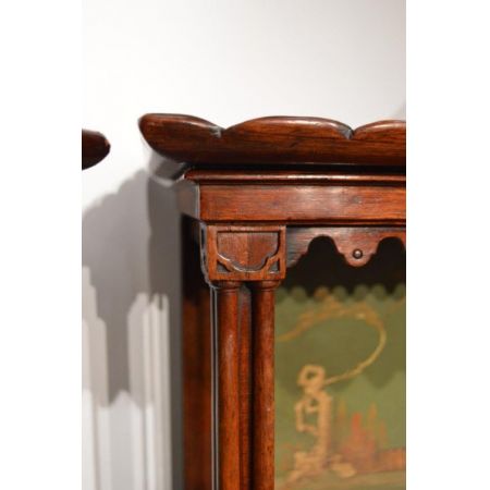 Georgianische antike Bücherregale Chinesischer Chippendale Stil 1920