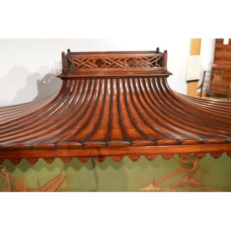 Georgianische antike Bücherregale Chinesischer Chippendale Stil 1920