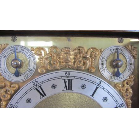 Original antike Winterhalder & Hofmeier Kaminuhr Eiche ca 1900