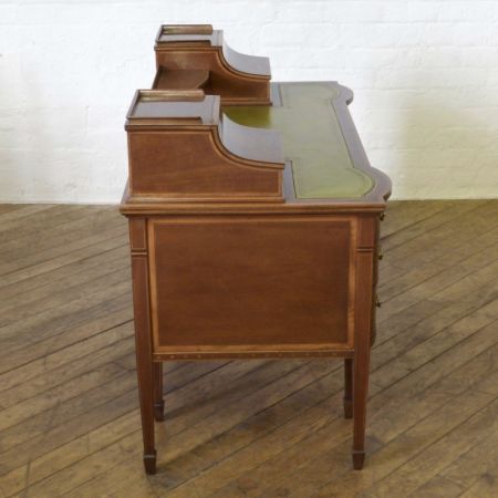 Edwardianischer englischer Mahagoni Schreibtisch original antik 1890