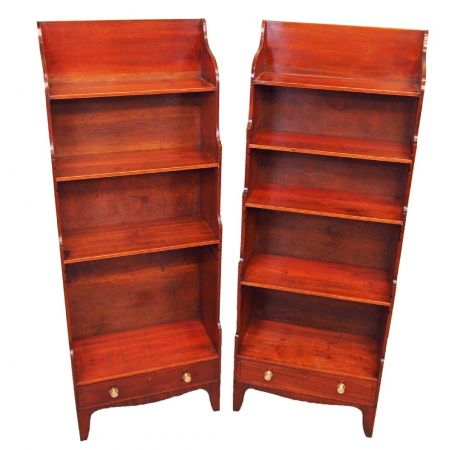 Herrliche antike georgianische Mahagoni Bücherregale englisch ca 1800