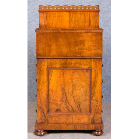 Faszinierender antiker viktorianischer Nussbaum Davenport Schreibtisch englisch 1870