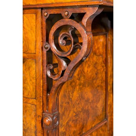 Faszinierender antiker viktorianischer Nussbaum Davenport Schreibtisch englisch 1870