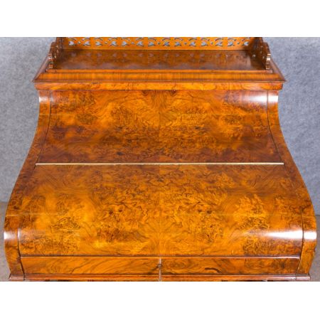 Faszinierender antiker viktorianischer Nussbaum Davenport Schreibtisch englisch 1870