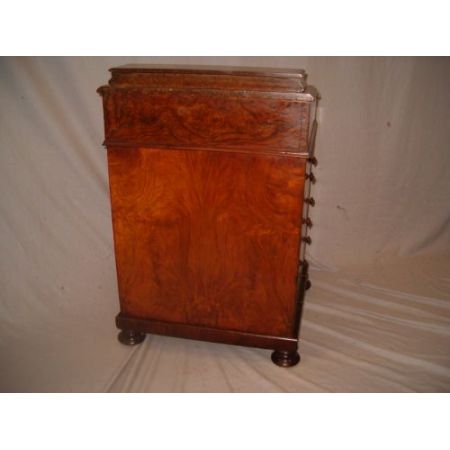 Original antiker Nussbaum Davenport Schreibtisch englisch 1870
