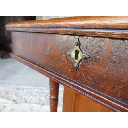 Attraktiver Antiker viktorianischer Davenport Schreibtisch Eiche englisch ca 1850