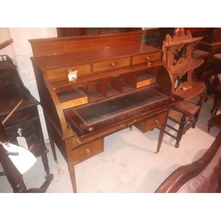 Edwardianischer Mahagoni Sekretär original antik 1890